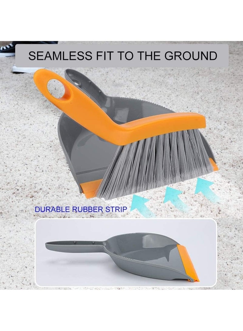 Dustpan and Brush Set, Portable Cleaning Brush and Dustpan Combo with Handle, 1 Set - Image 3